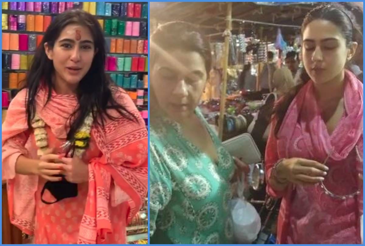 sara ali khan looks casual when she spotted varanasi to hyderabad fans fond of her