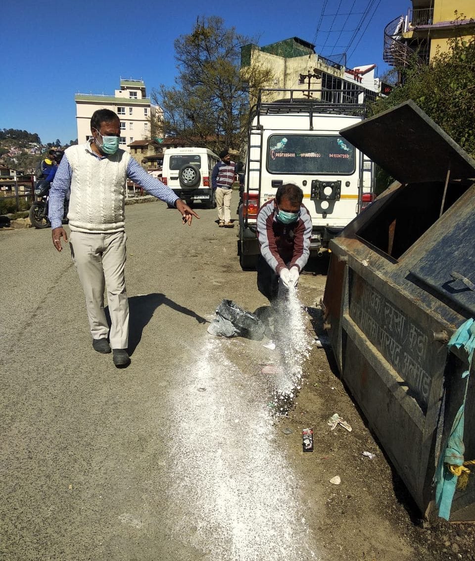 The municipality started a special cleaning drive in the city