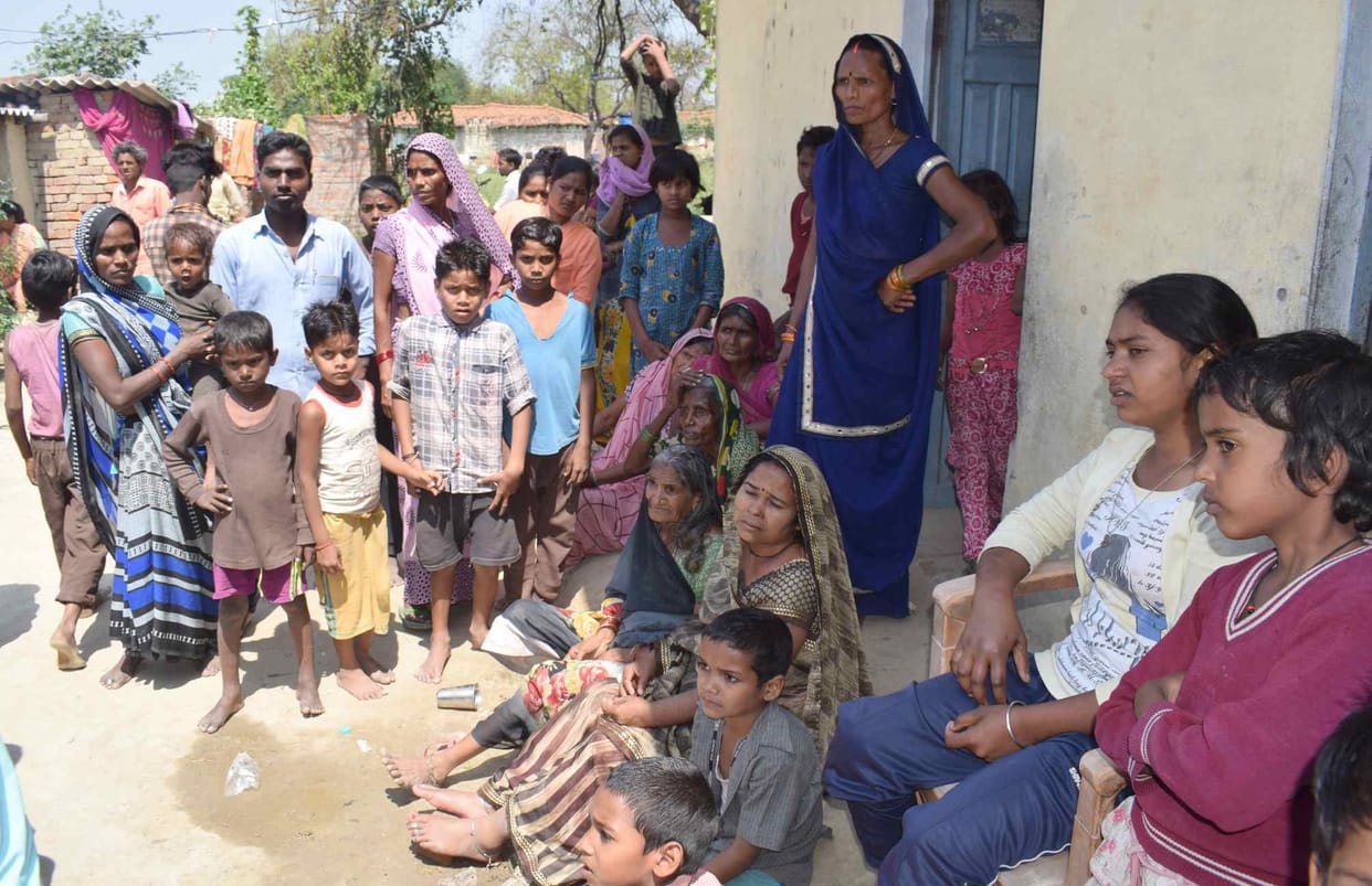 Maniac young man beaten three including mother and daughter