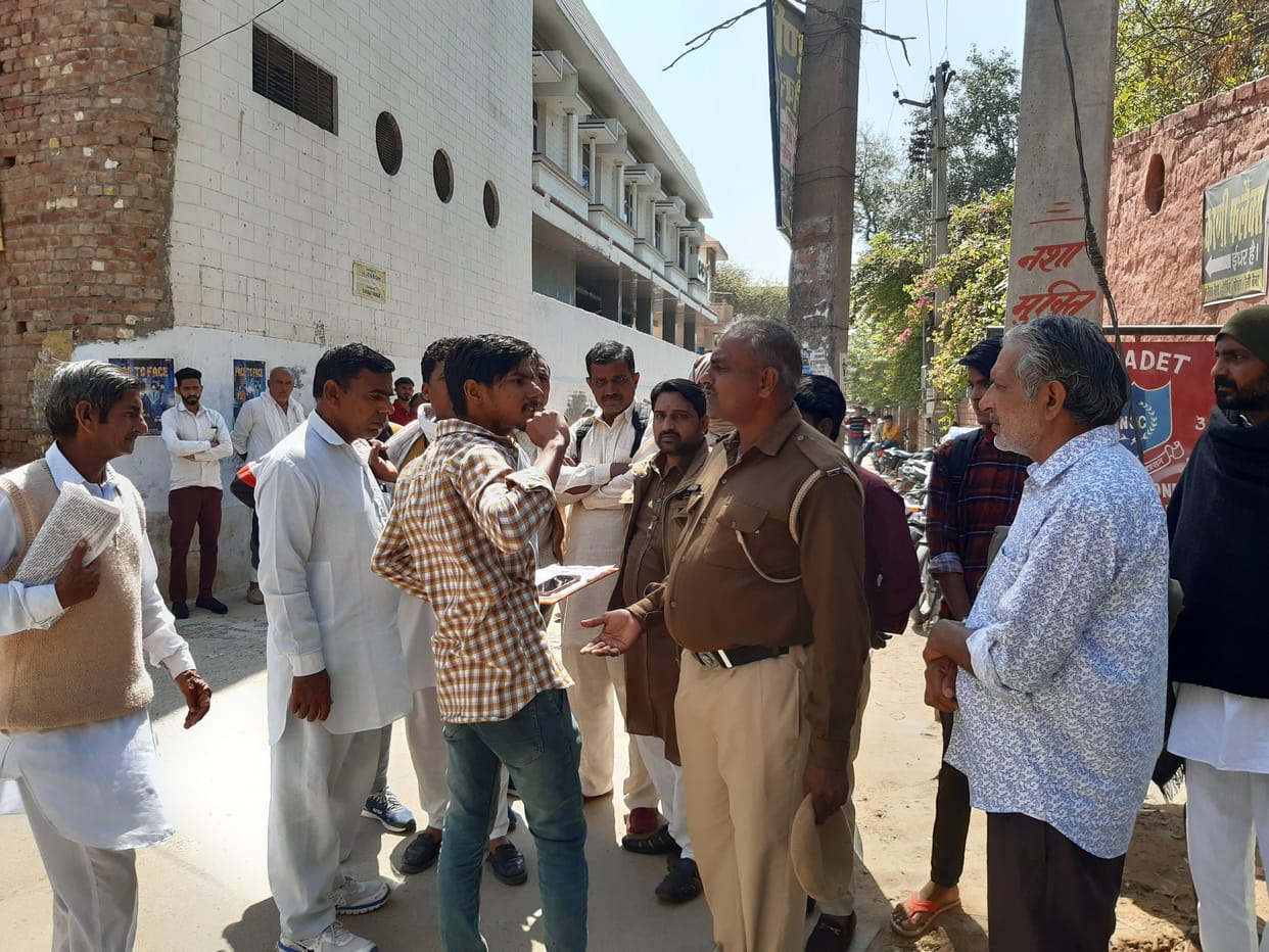 board exam, The student had written on Salwar the answers to the questions, one student chewed the slip, caught eight fake candidates, fatehabad