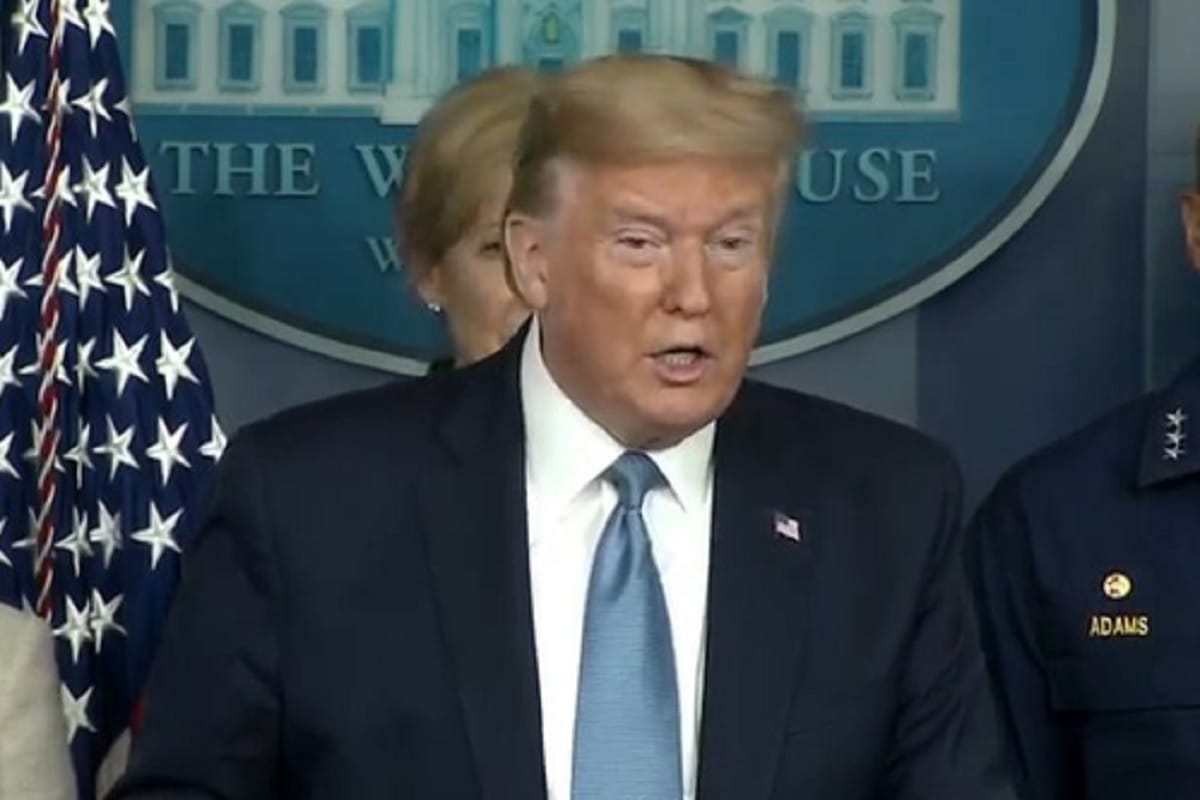 America : US President Trump said Economy may be heading towards recession