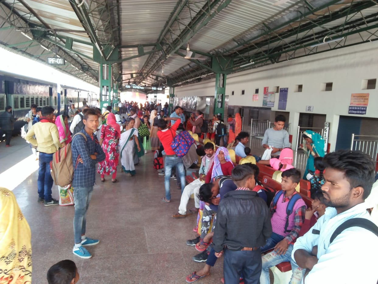 The silence has started spreading in Purnagiri Dham