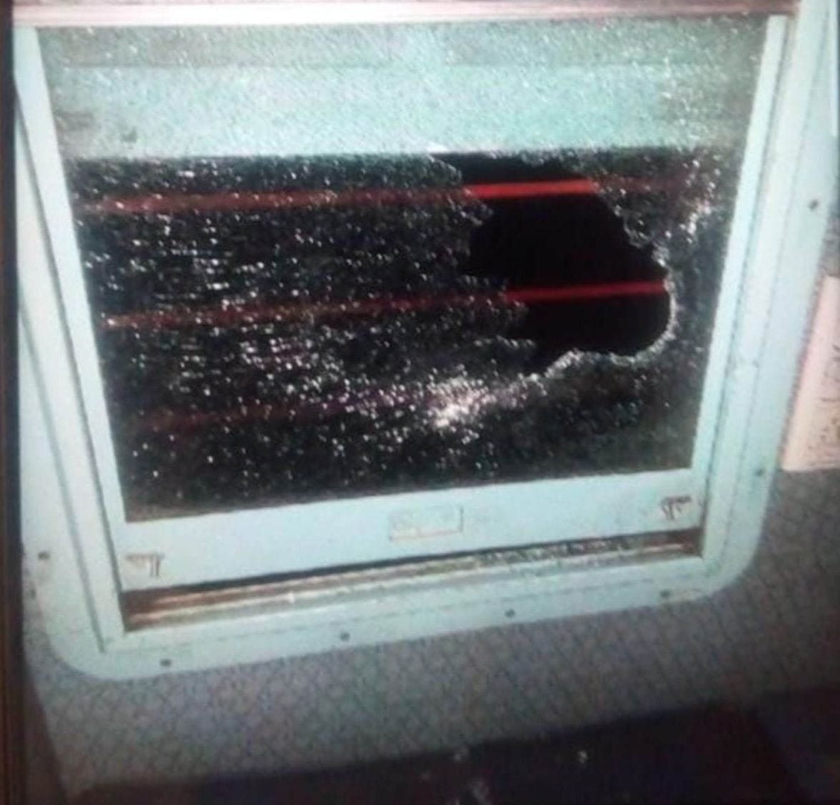 Stones in Tulsi Express, glass broken by AC coach
