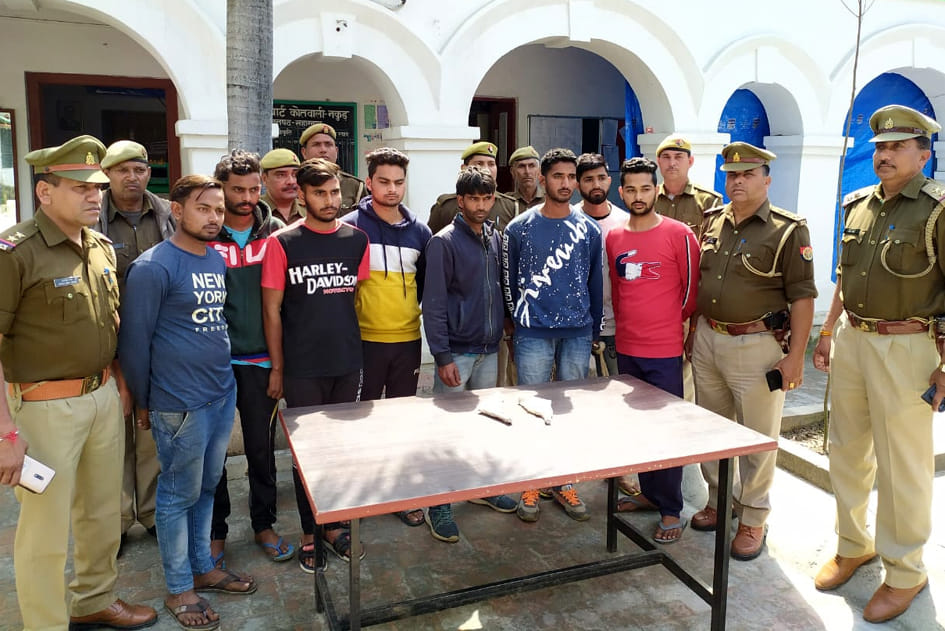 Eight arrested in firing case