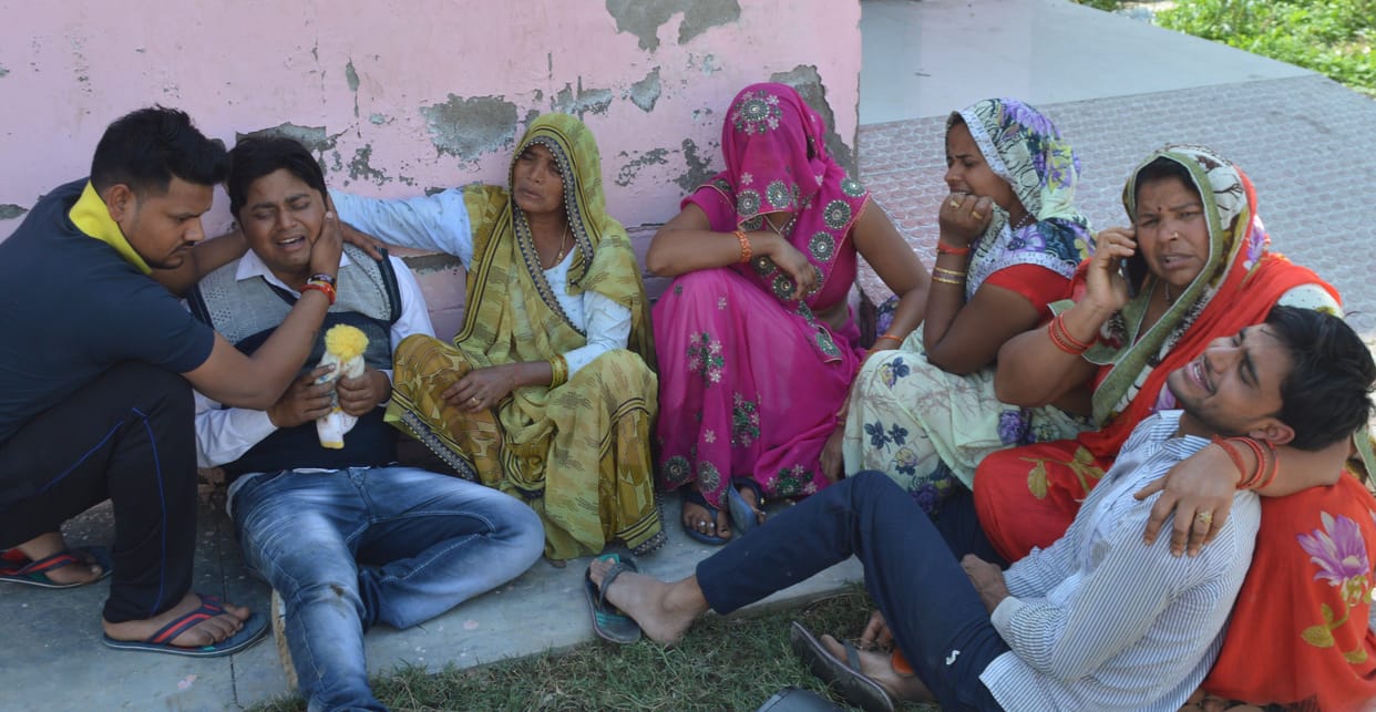 mother-daughter death in road accident