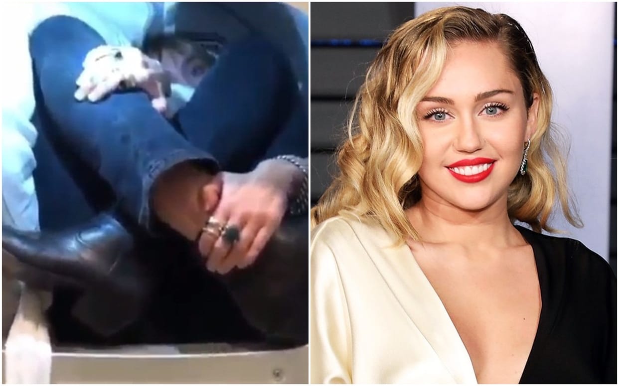 Miley Cyrus gets locked up in her washing machine corona virus out break