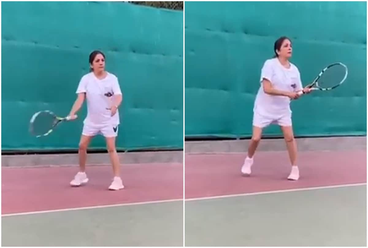 Badhai Ho Actress Neeta Gupta Share her Video on Instagram Playing Lawn Tennis Viral