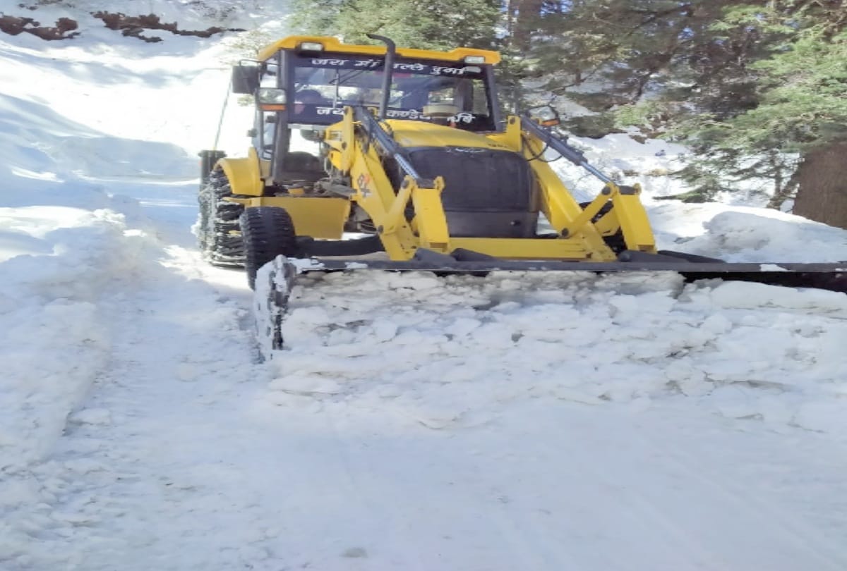 Jalori Pass will soon be restored for vehicles, snow removal work in full swing