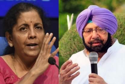 निर्मला सीतारमण, कैप्टन अमरिंदर सिंह