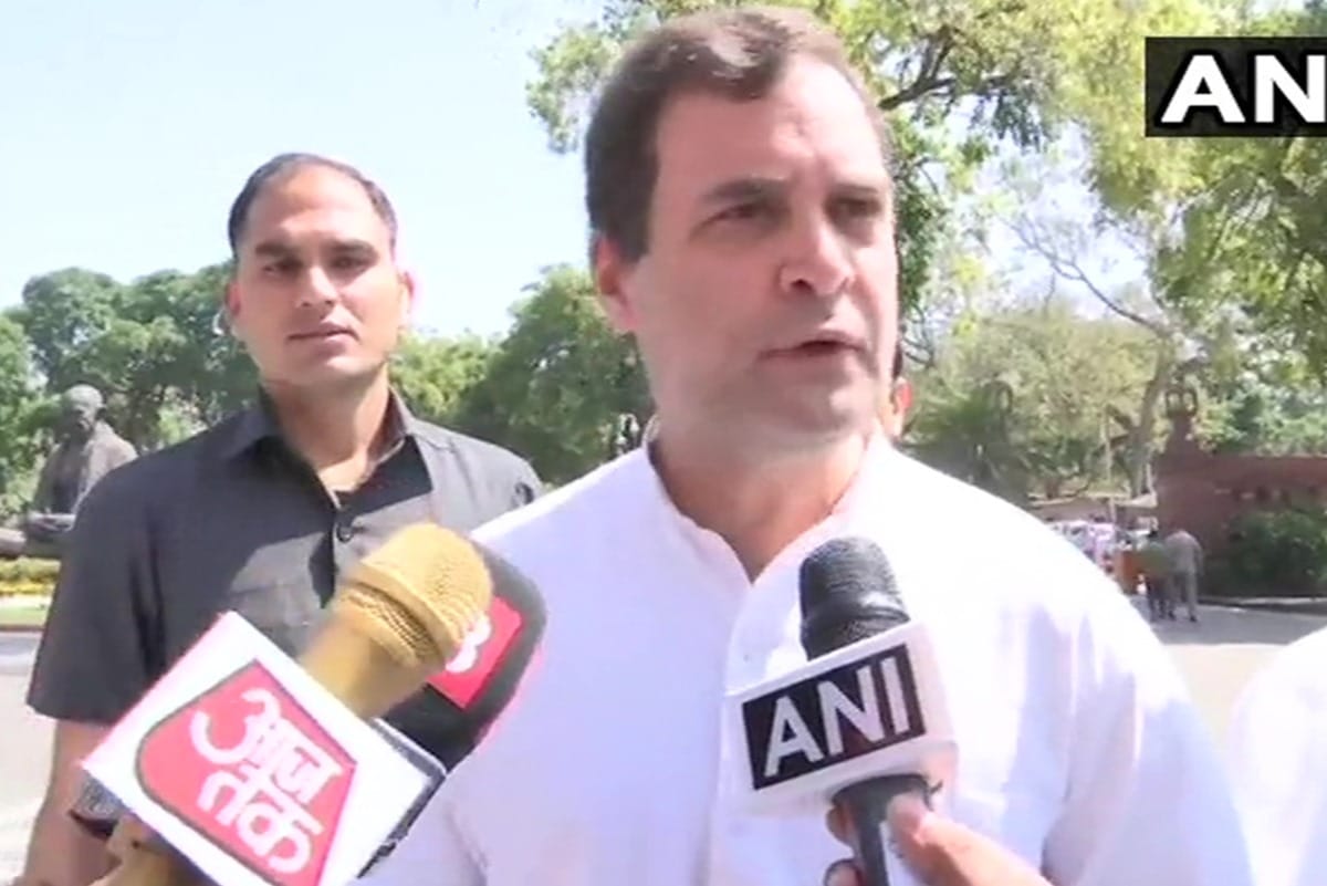 Rahul Gandhi on speaker not let him ask second question says hurt me i am mp have certain rights