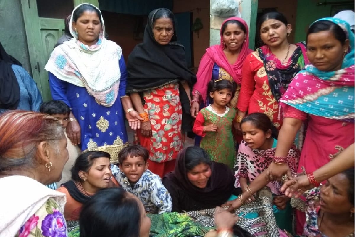 Sorrow is in the family from a baby death in Saharanpur city