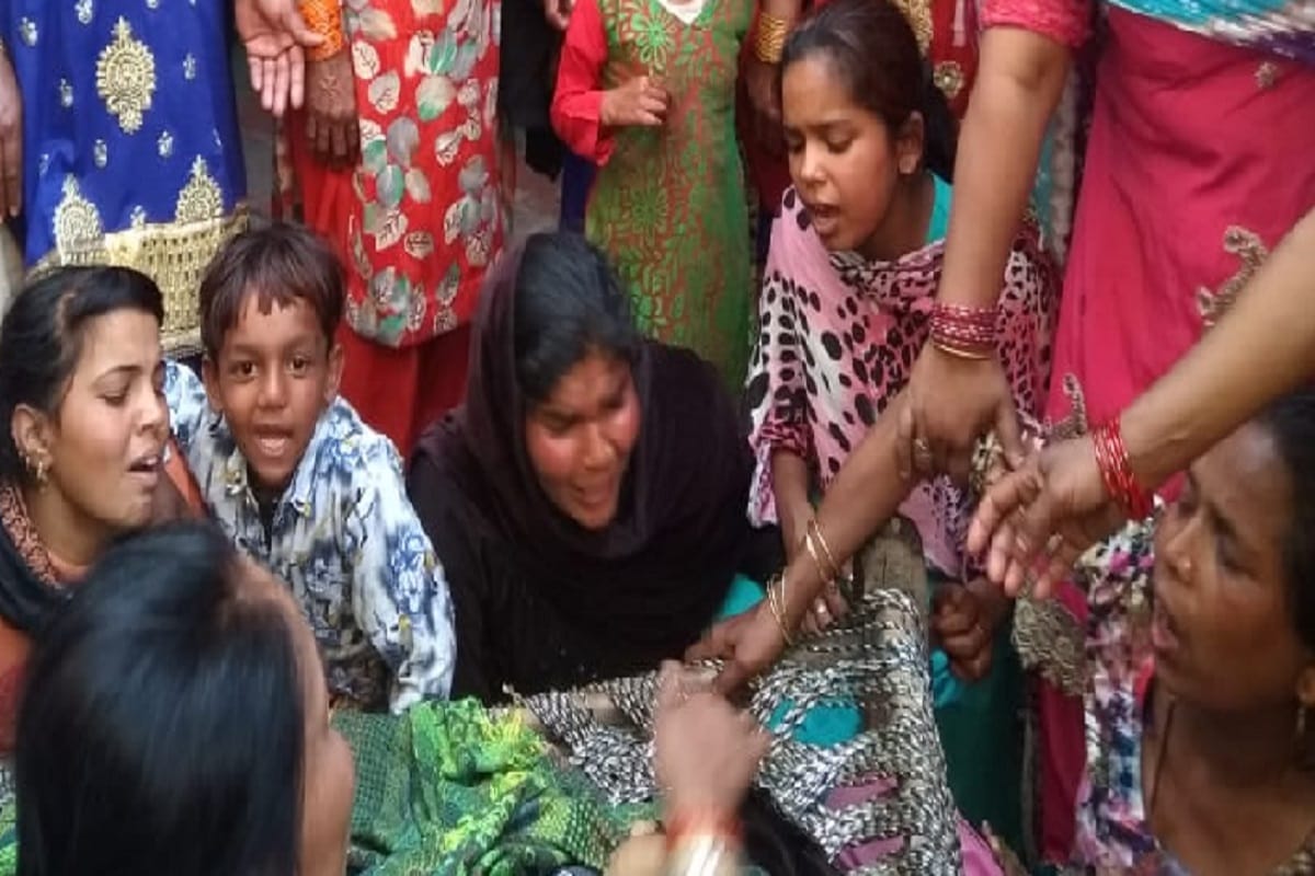 Sorrow is in the family from a baby death in Saharanpur city