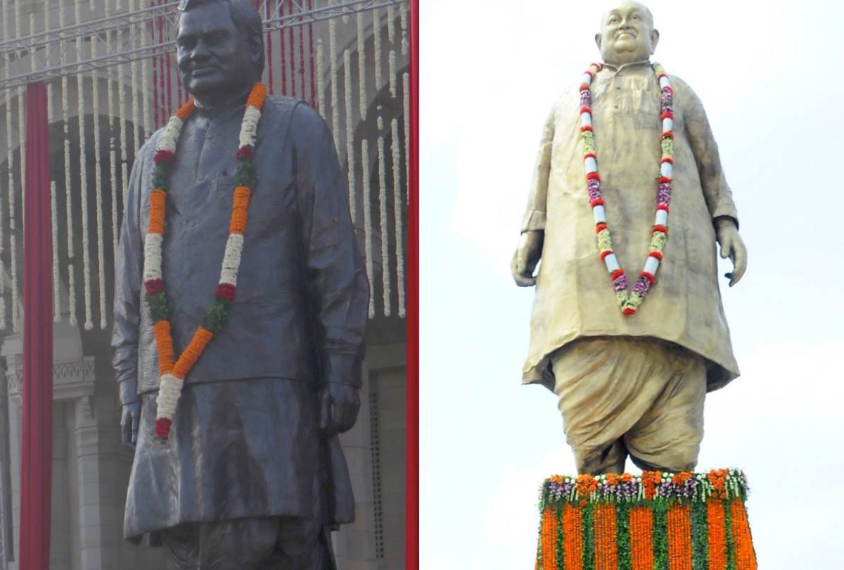tallest statues of lucknow will be installed in the rashtra prerna sthal