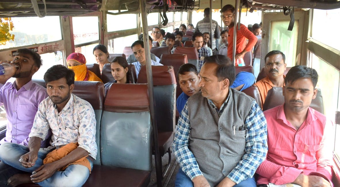 Driver-operators running buses without masks and sanitizers