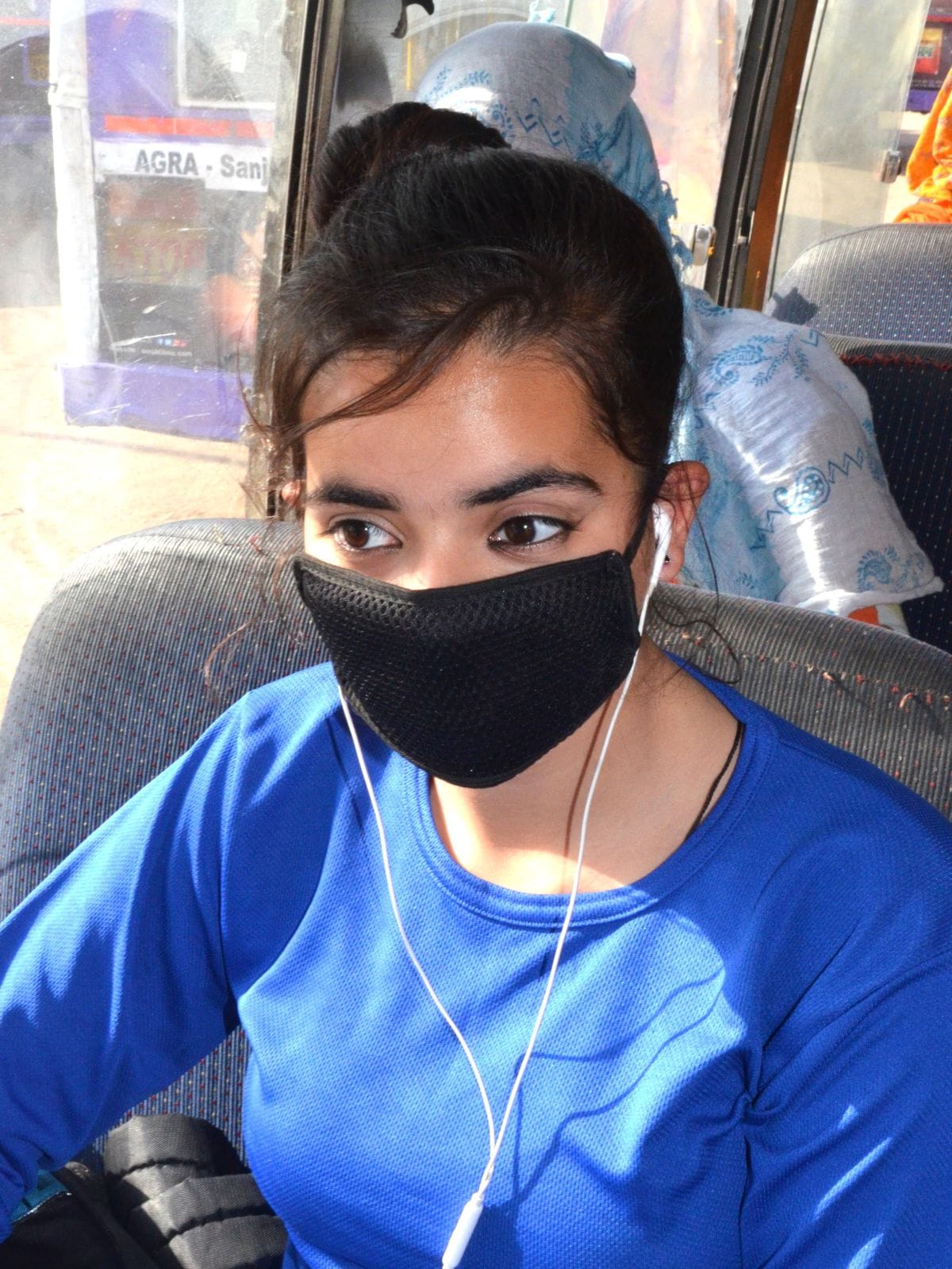 If you travel in buses, be careful
