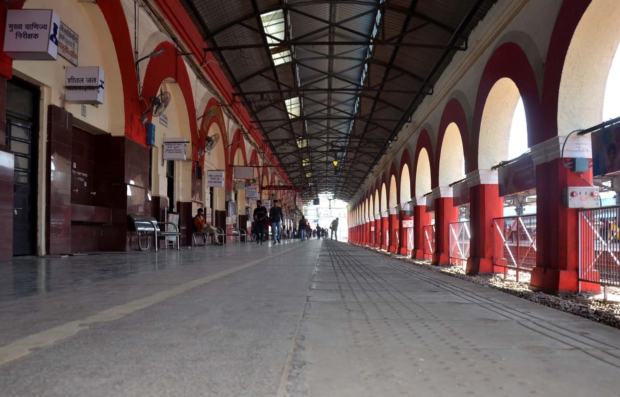 Railway station platform ticket price has raised to 50 rupees, just to avoid  crowd.
