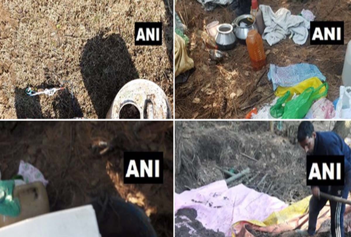 terrorist hideout in Awantipora destroyed by police and security forces in Jammu Kashmir