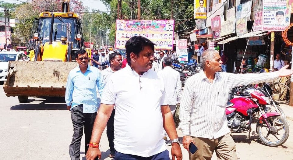 palika team encroachment
