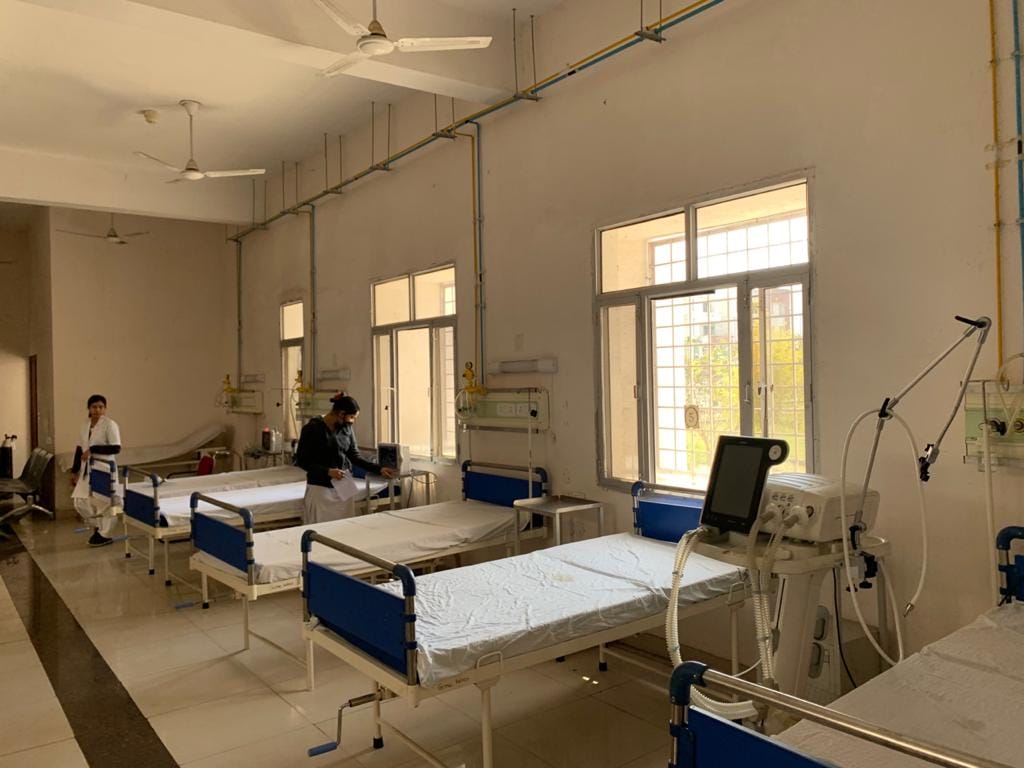 Made another isolation ward of 30 beds in medical college