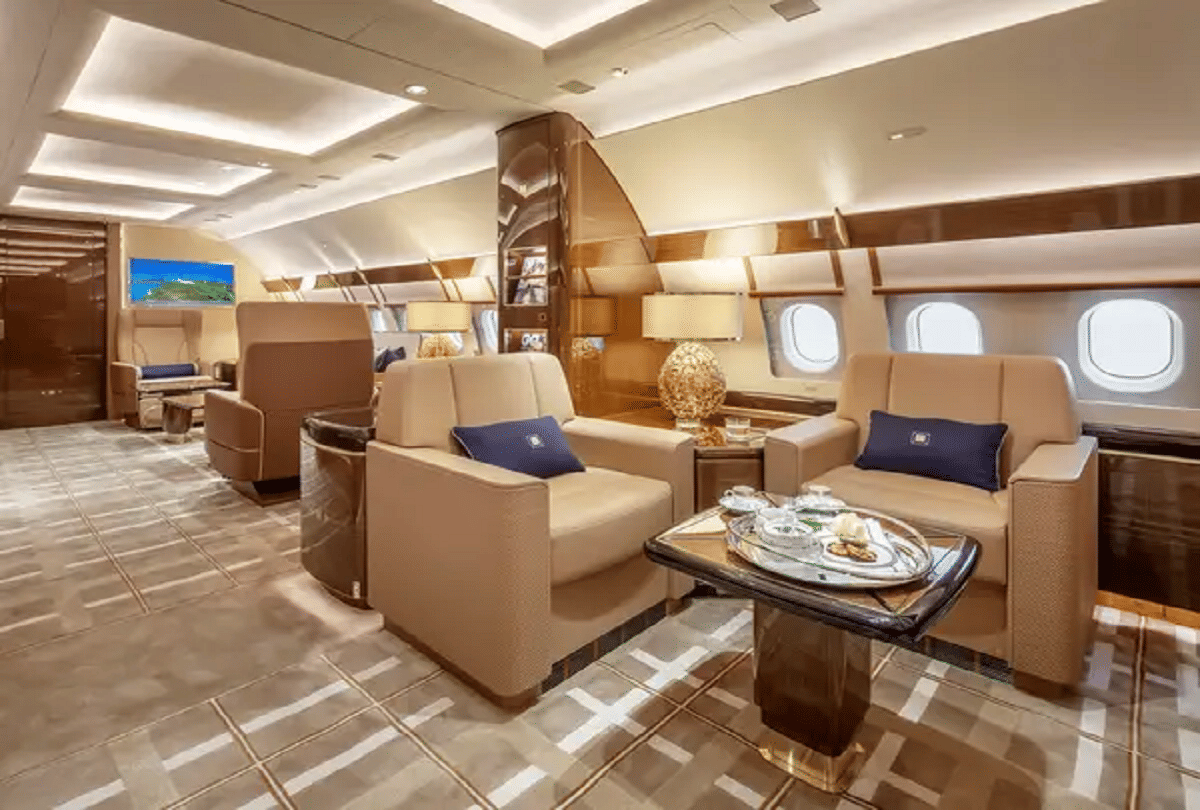 most expensive private jet with facilities like luxury flats