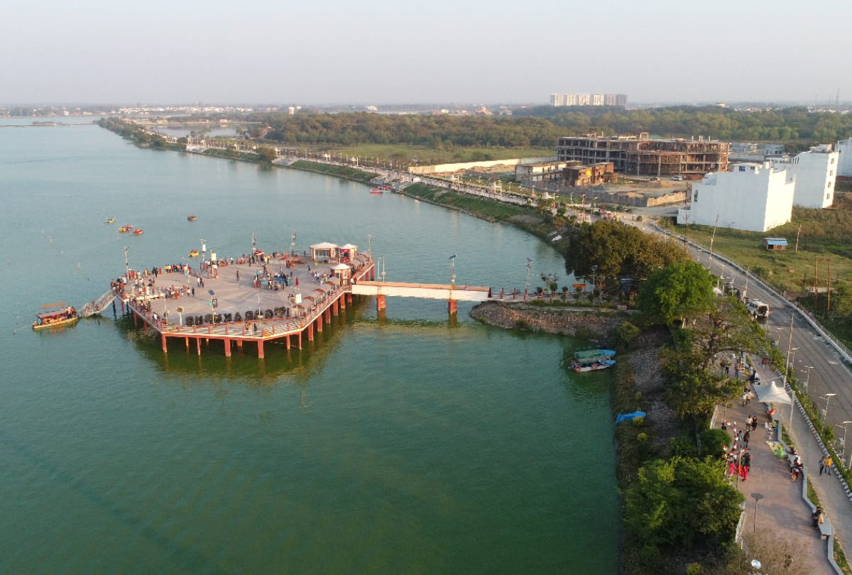 No construction already built on Ramgarh Taal will break