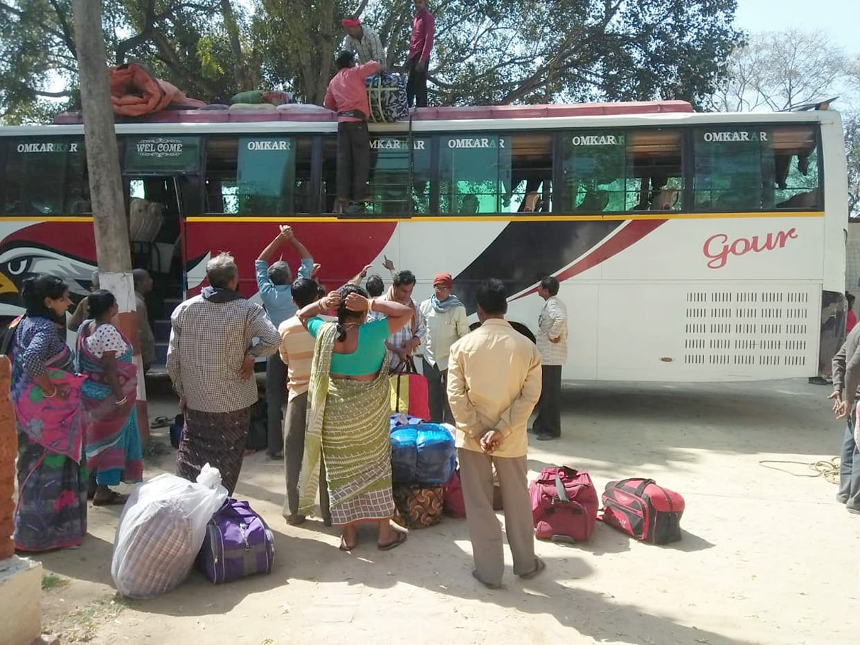 Tourist bus entered into police post, one youth killed, two home guards injured