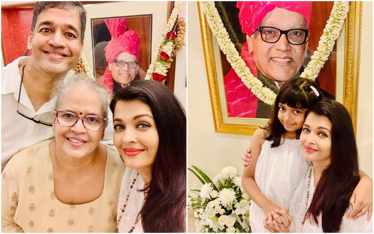 Aishwarya Rai Bachchan Shares Family Pic On Krishnaraj Rai Death Anniversary