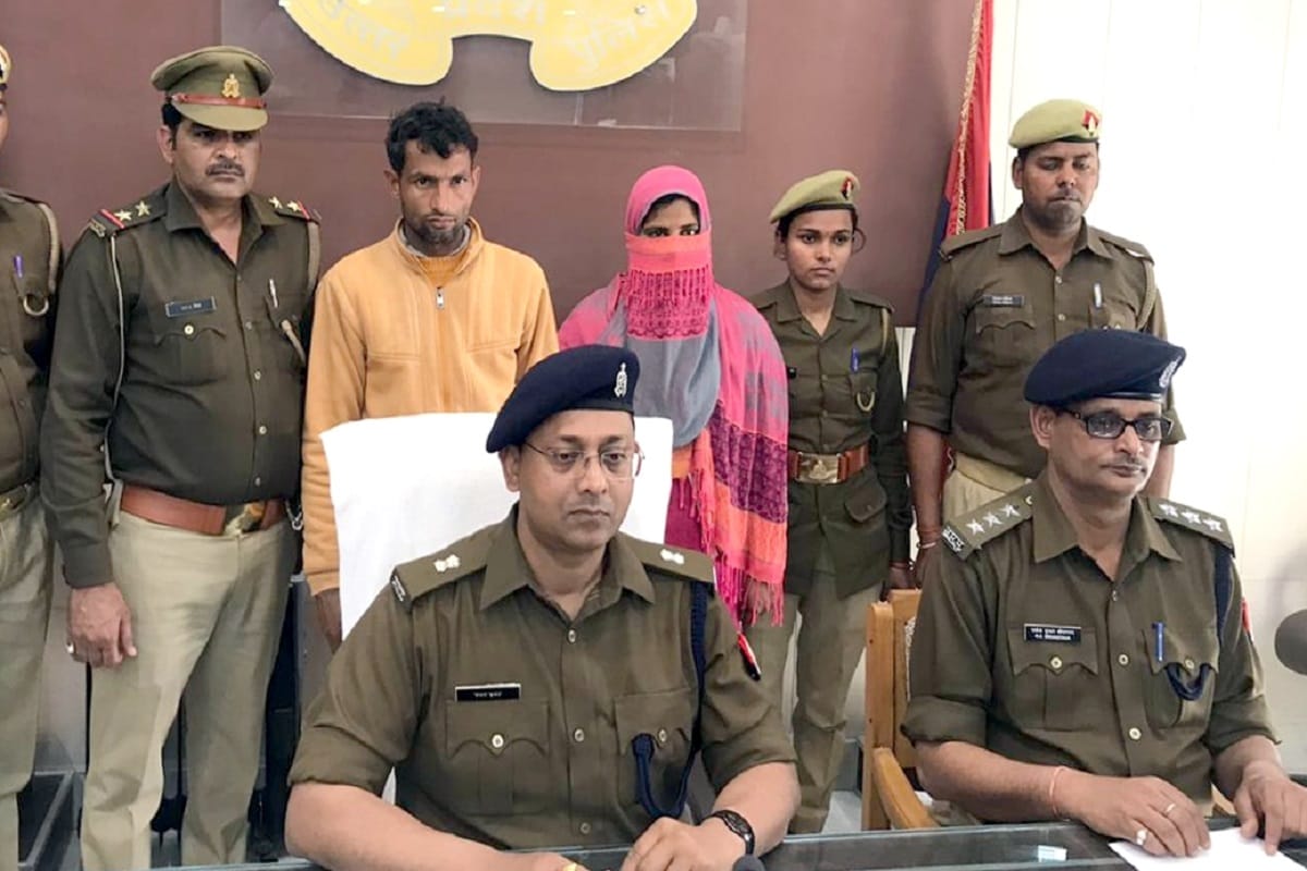A woman killed her husband with boyfriend in Bijnor district of Uttar Pradesh