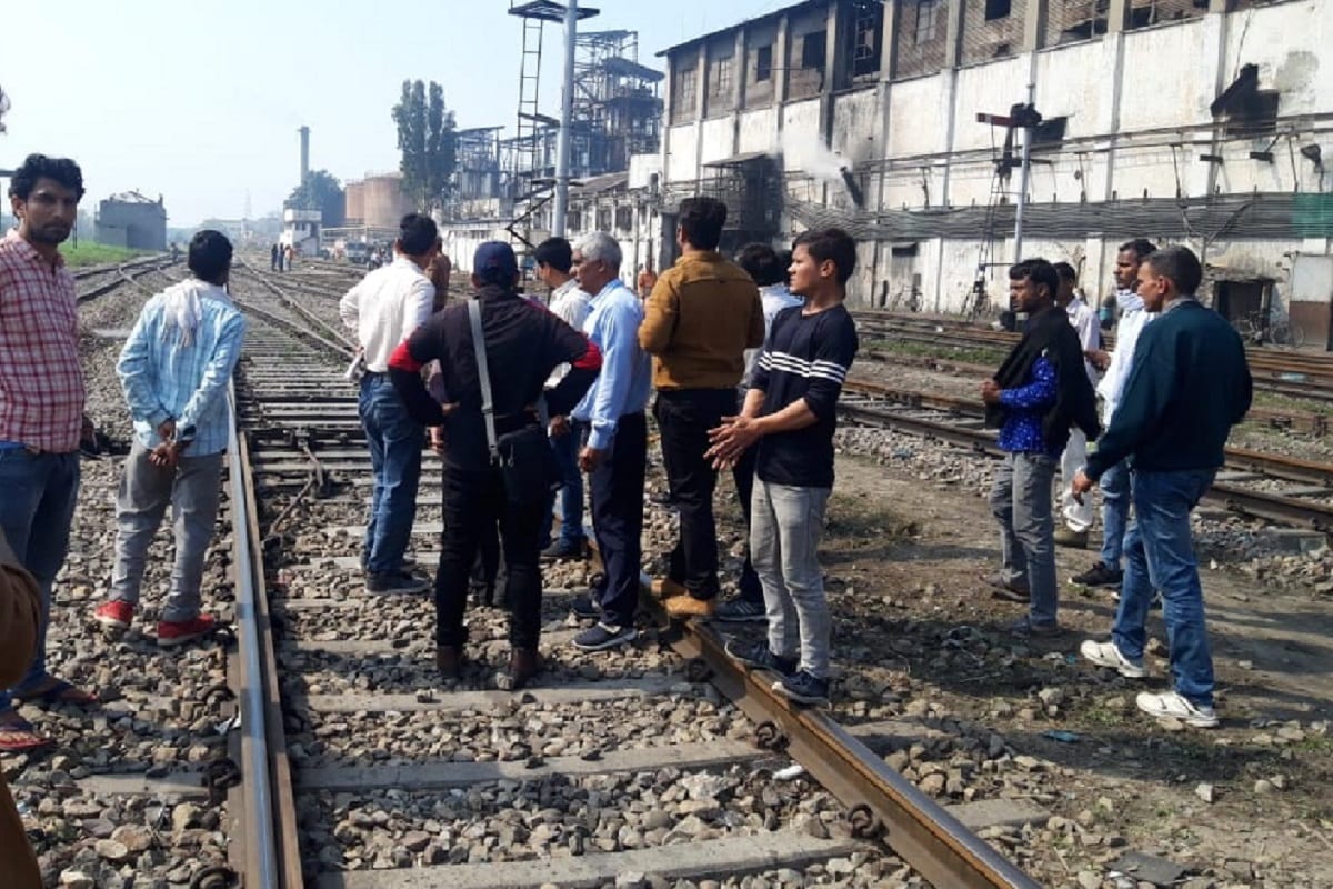 The negligence of railway employees could have caused a big accident in Shamli district