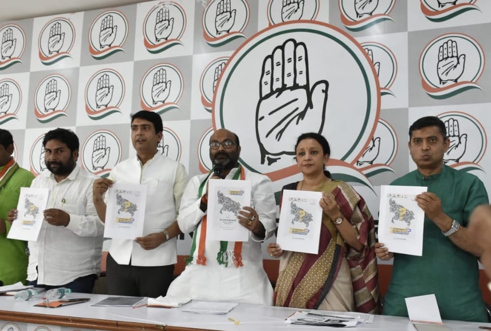 Congress raises questions on three years of Yogi government.