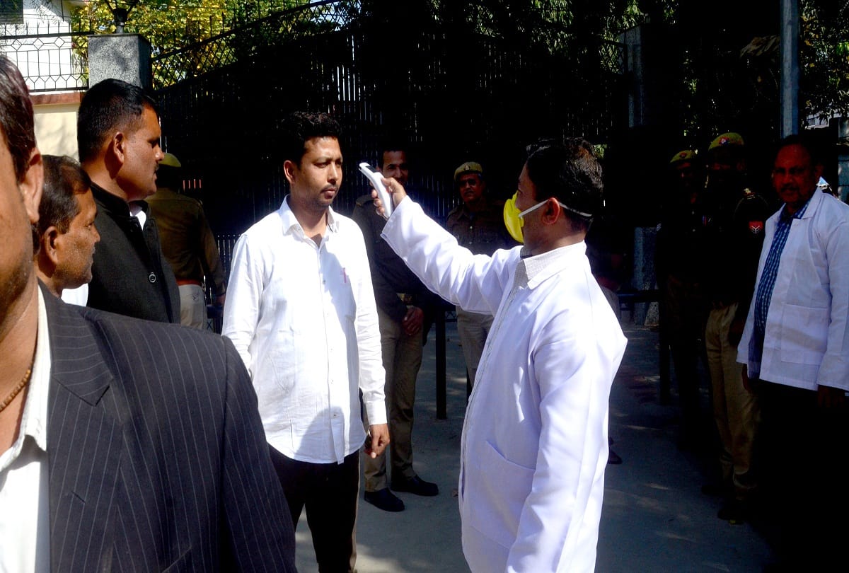 doubtful patient of corona virus affected patient has been admitted.