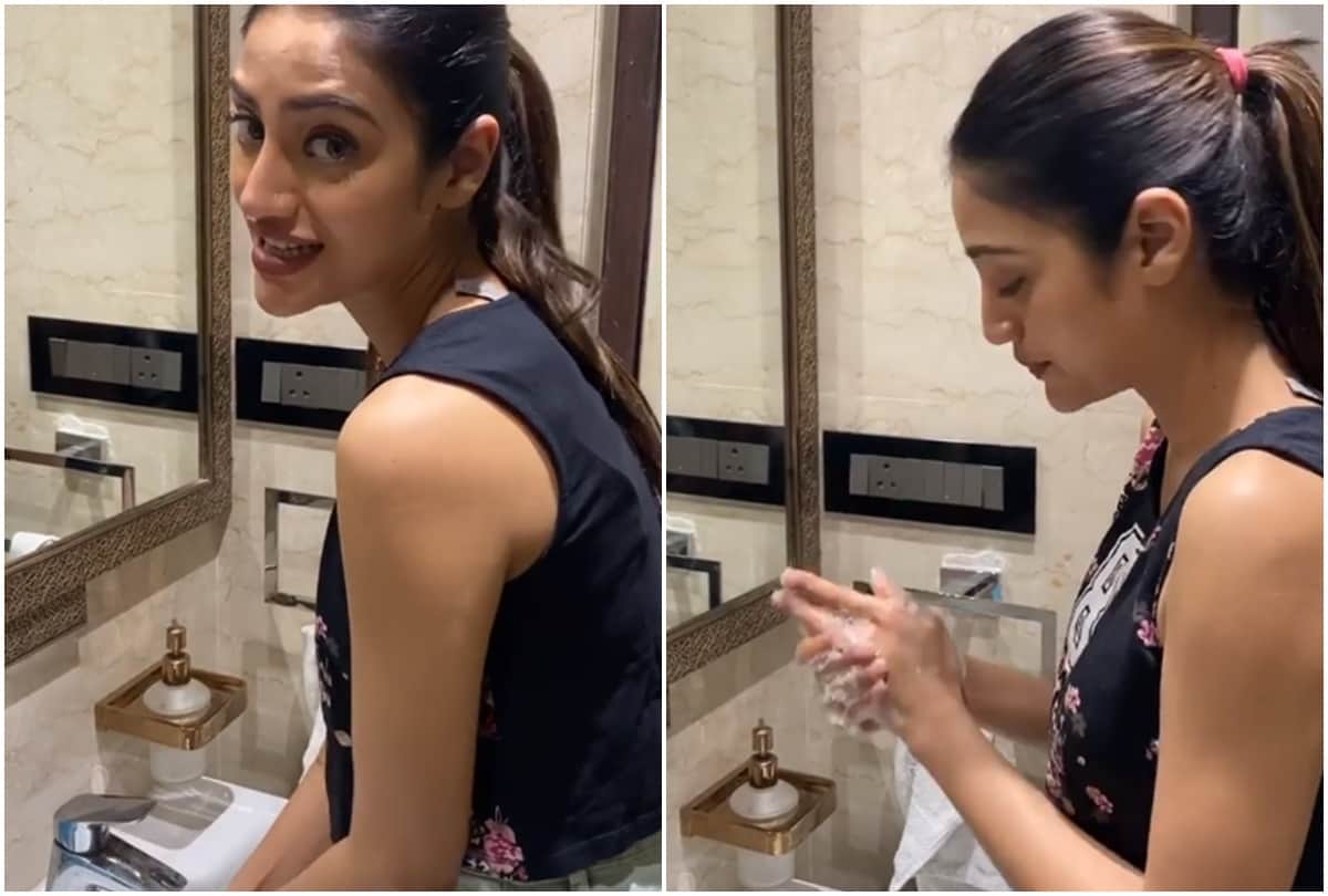 TMC MP Nusrat Jahan Got Trolled For Wasting Water During Safe Hand Challenge for Coronavirus