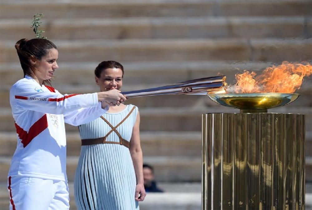 Tokyo 2020 Games organisers receive Olympic flame 