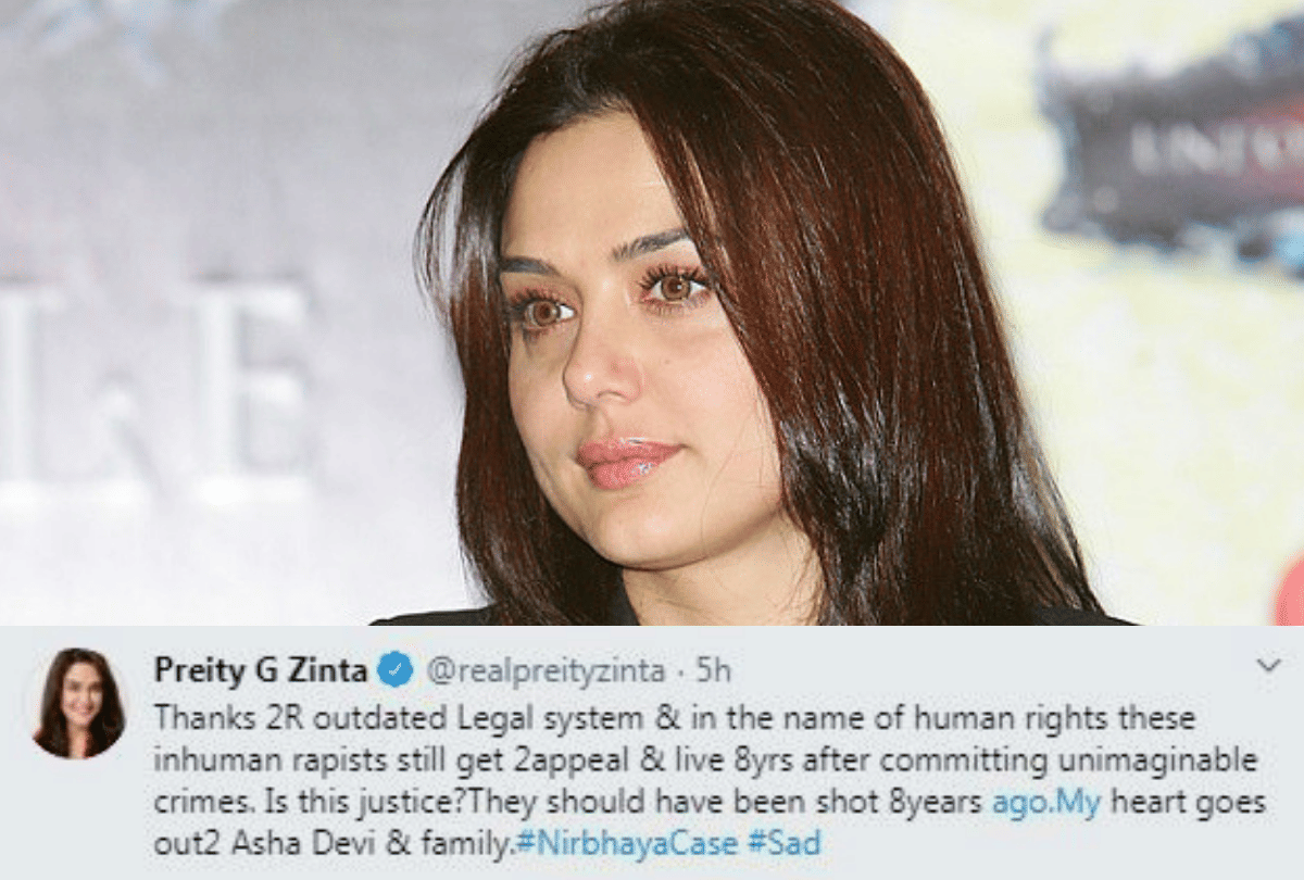 Preit Zinta angry reaction on Convicts Of Nirbhaya case
