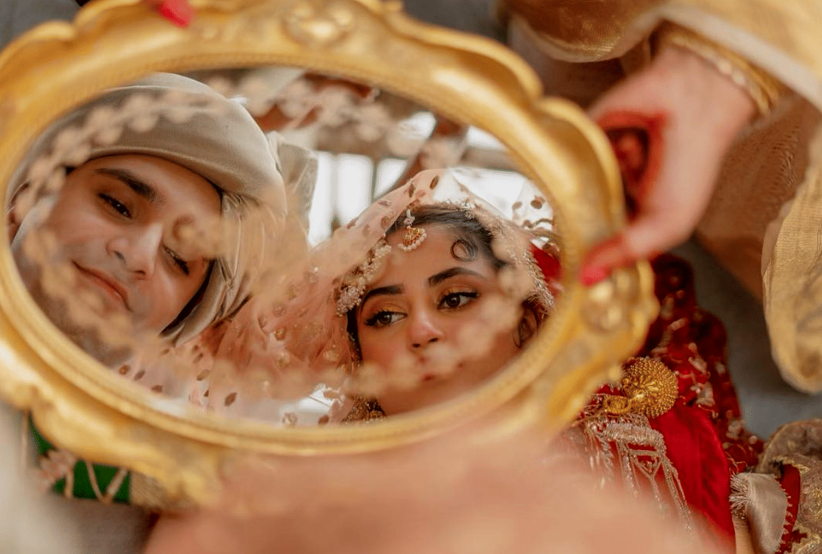 Sridevi mom actress Sajal Ali got married with her boyfriend Ahad Raza Mir