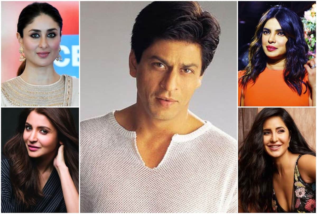 Shahrukh Khan Younger Actress Anushka Katrina Deepika Kareena and Priyanka