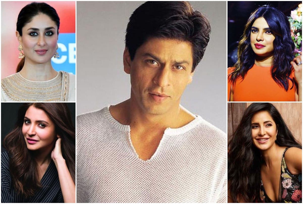 Shahrukh Khan Younger Actress Anushka Katrina Deepika Kareena and Priyanka