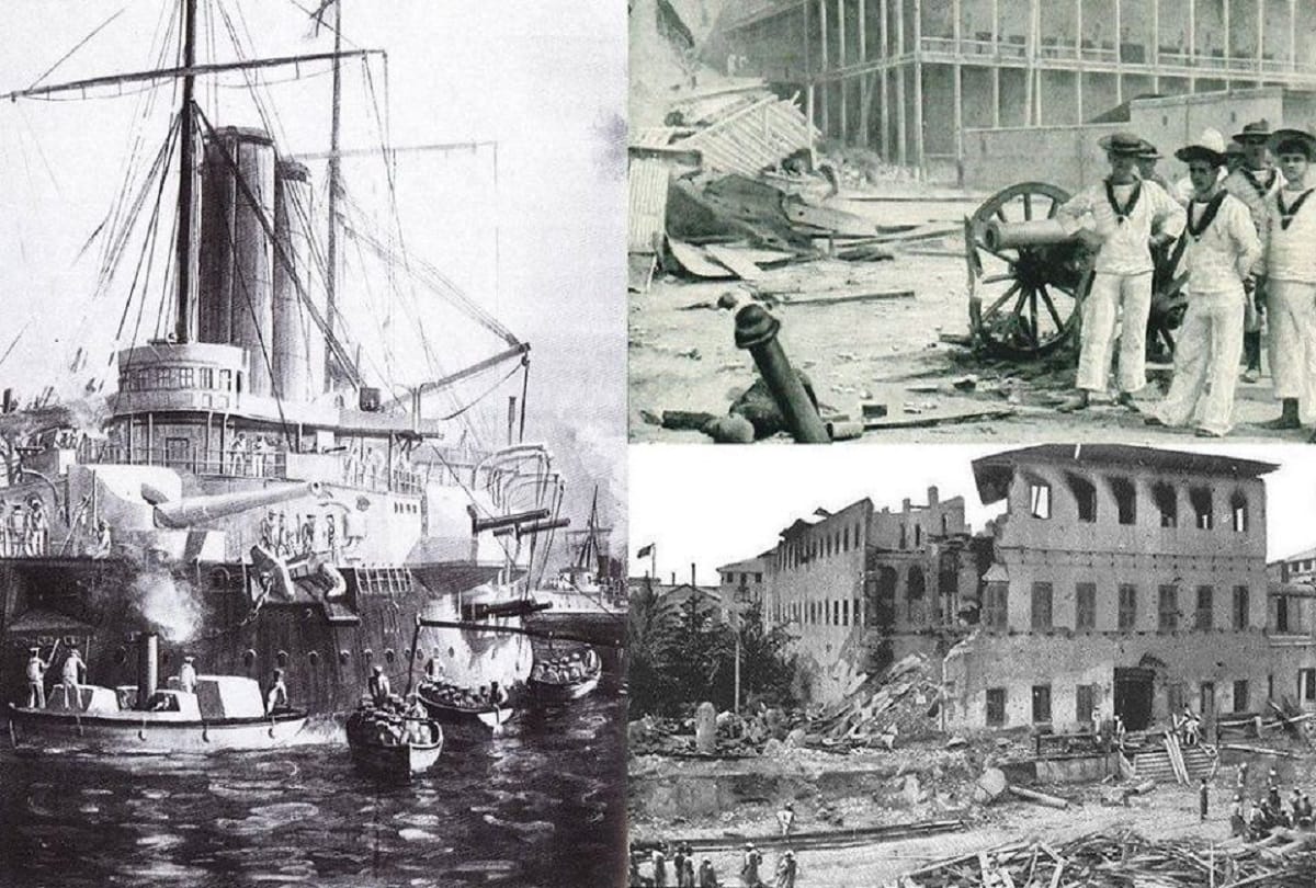 Shortest War in History The Anglo Zanzibar War in 1896 lasted in only 38 minutes