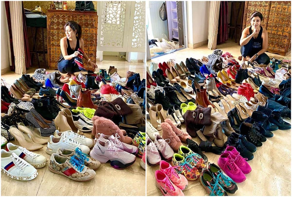 Television Actress Debina Bonnerjee Cleaning Her Shoes as She Quarantined Herself Due To Coronavirus