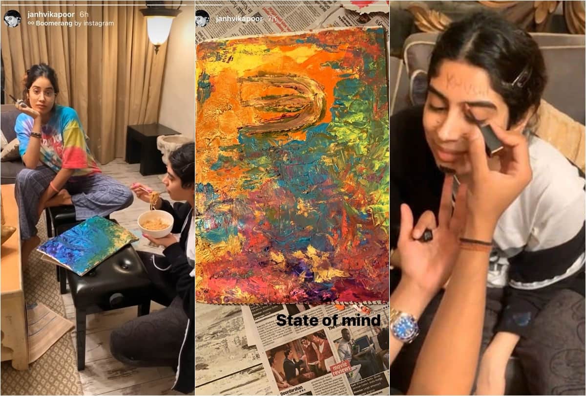 Janhvi Kapoor share best meme of sridevi and boney kapoor from Mr India Sets