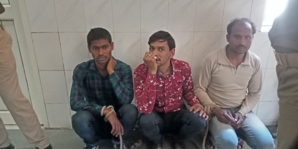 choree ke maamale mein saraapha kaarobaaree aur do choron ko bheja jel