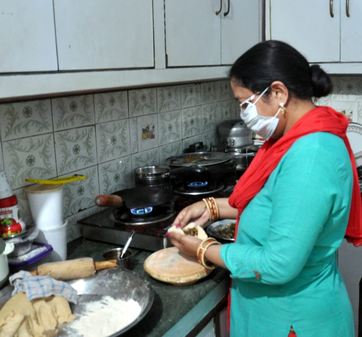 Dharmasthala, sanitize homes, put masks in kitchen