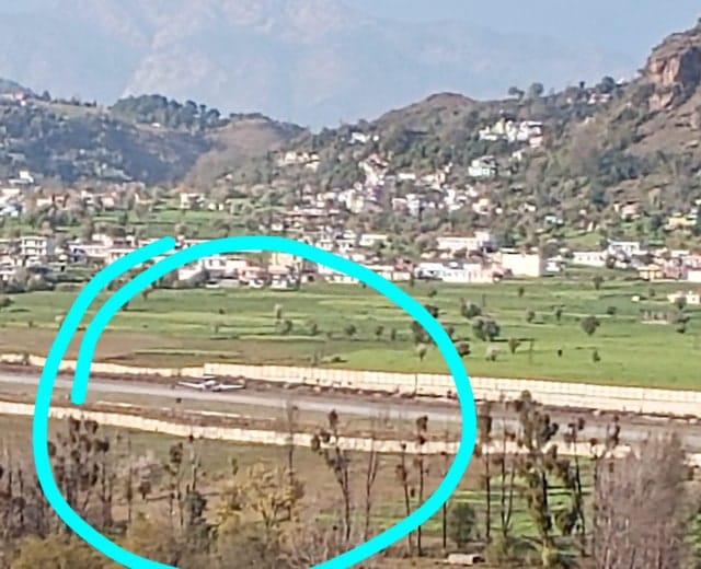 Plane slipped during landing on naini saini airport Return from Hindon