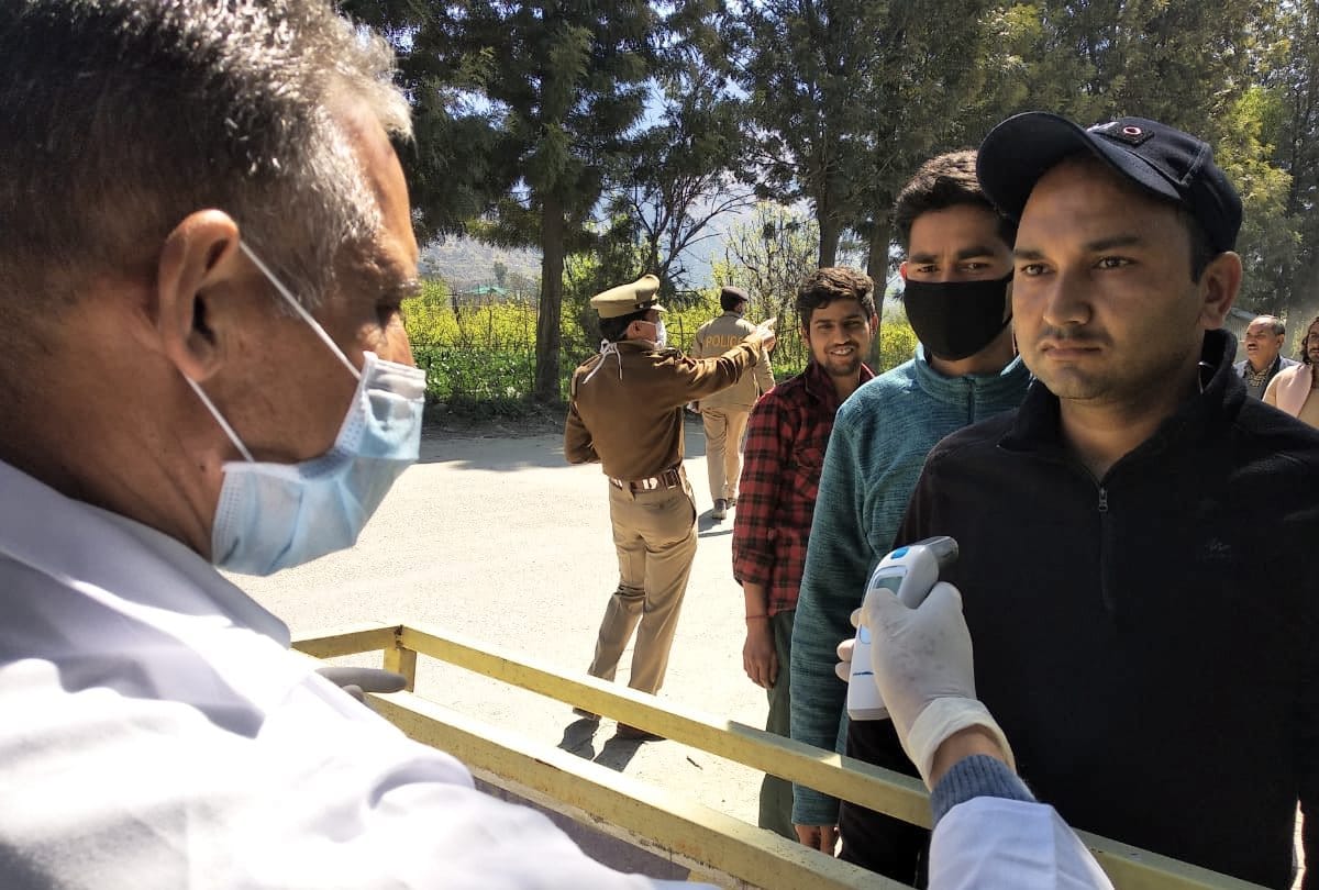 coronavirus thermal screening in Kullu Himachal Pradesh