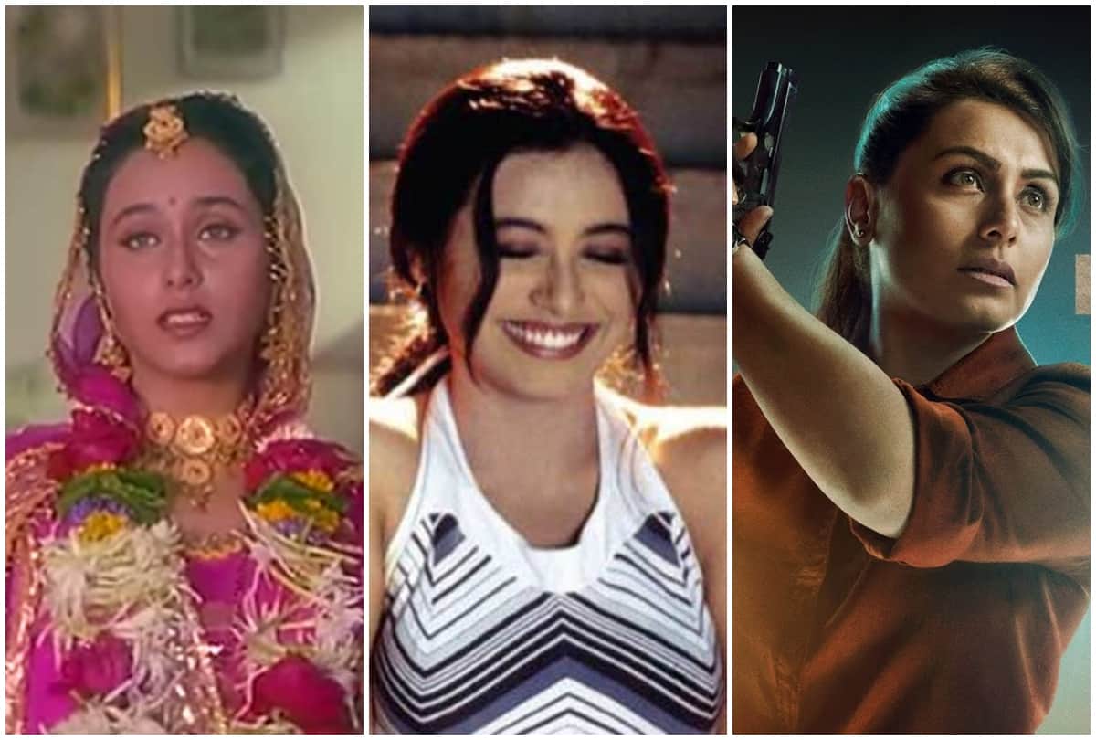 Rani Mukerji birthday special 23 years transformation in looks Raja Ki Aayegi Baraat to Mardaani 2