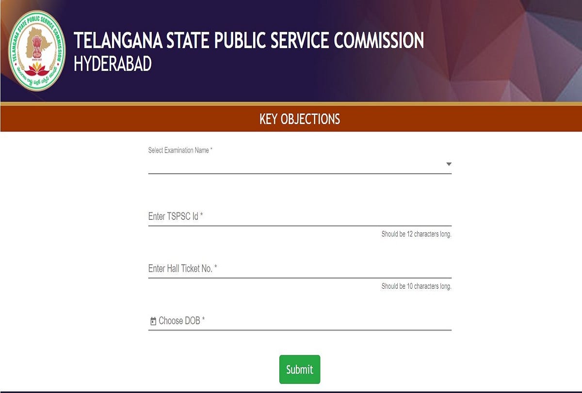 TSPSC Final Answer Key released for Asst registrar and statistical officer, direct links here