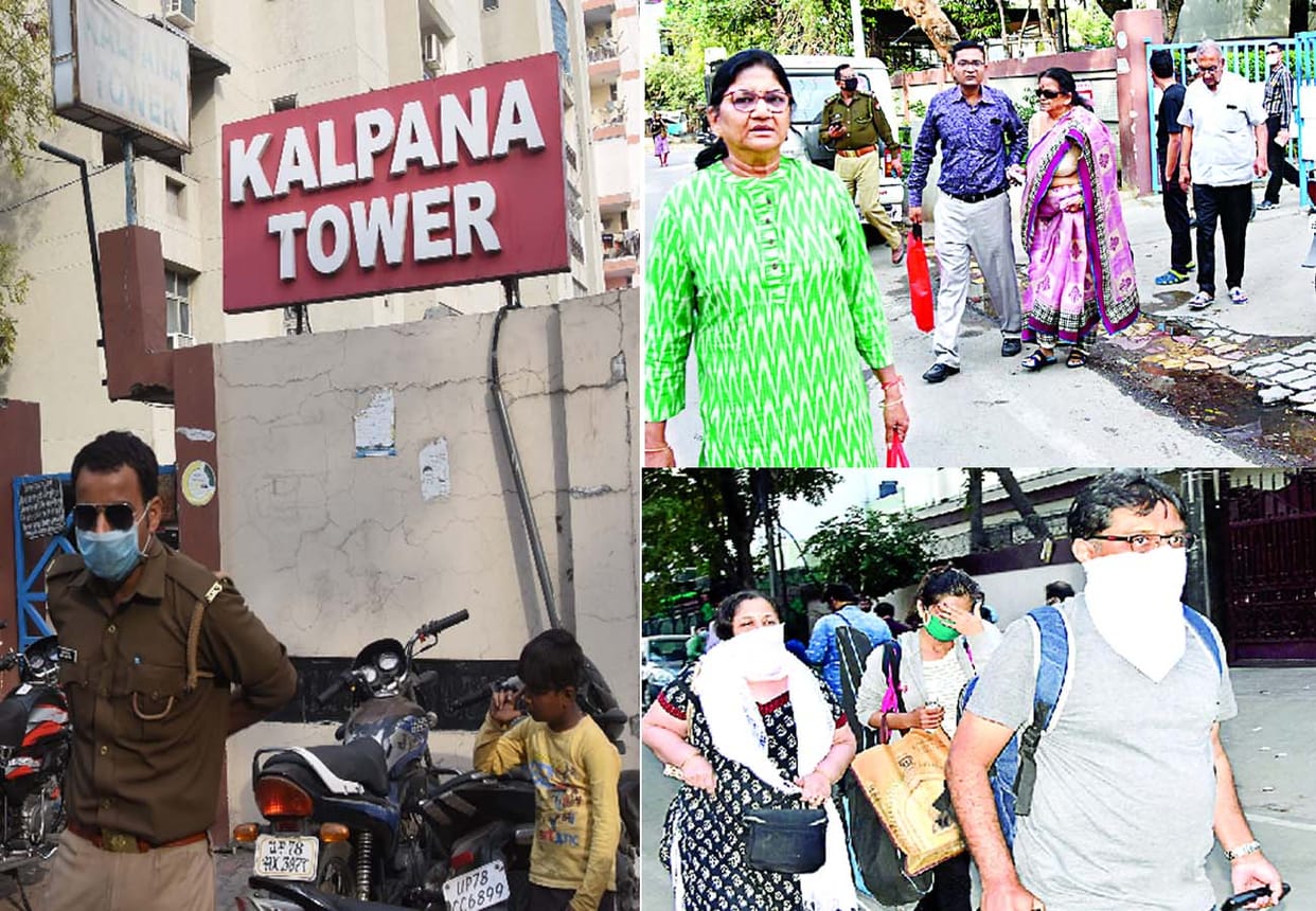 Coronavirus News in Kanpur, Health department's negligence may be dangerous in Kalpana Tower case