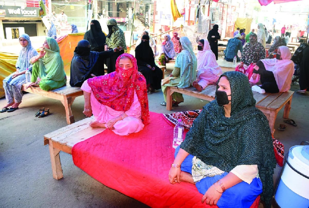 Corona suspects a person involved in Shaheen Bagh demonstration