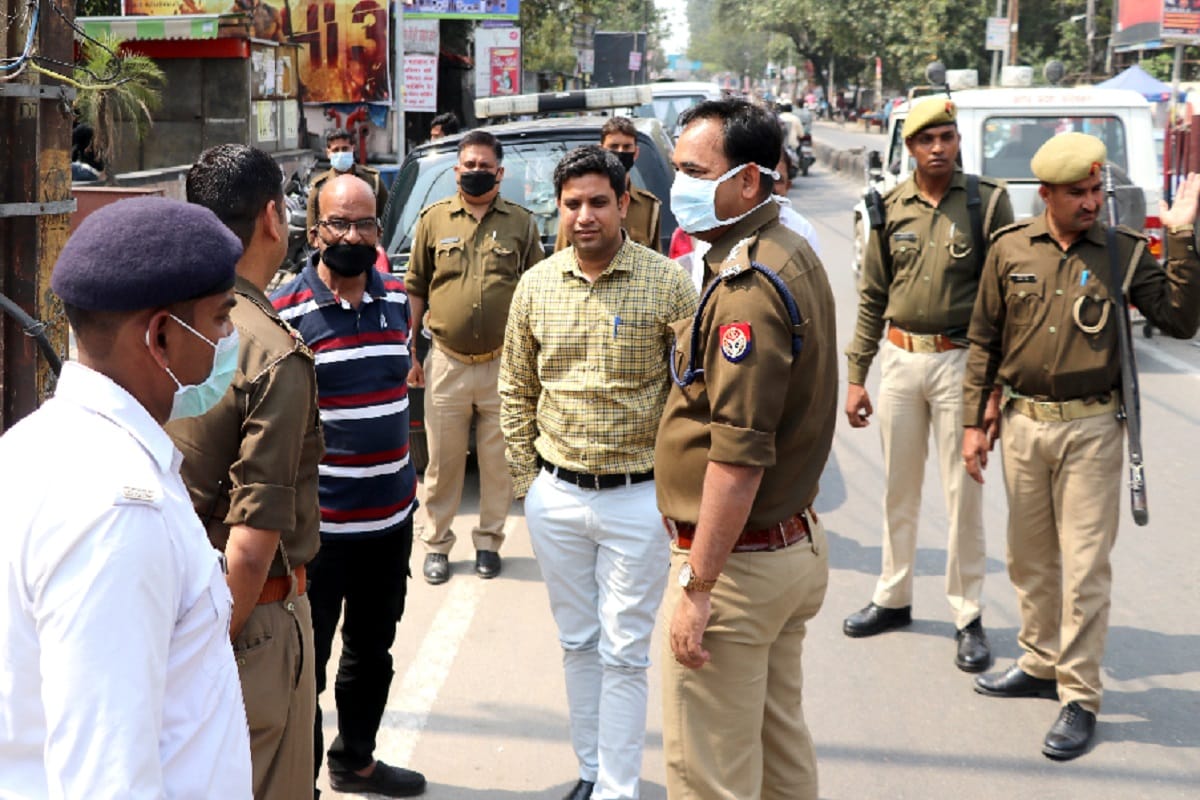 Corona Update, Bijnor district boundaries have been sealed for public curfew