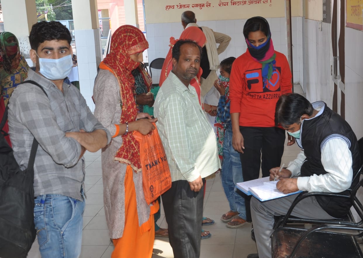 OPD closed in CHC, fever patients received treatment in flu corner